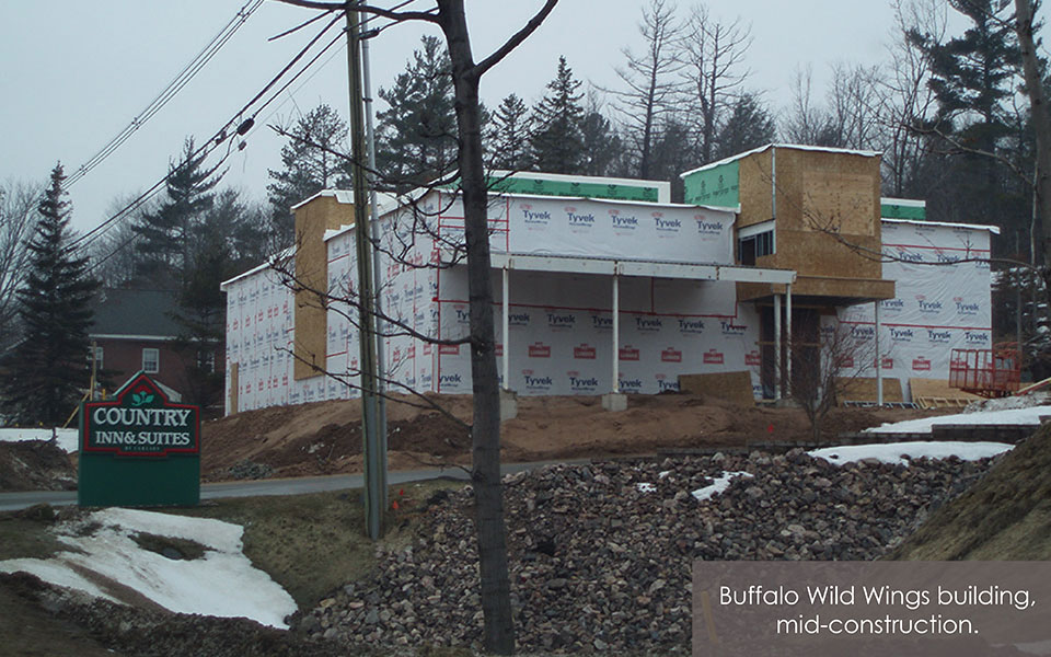 Construction at Buffalo Wild Wings