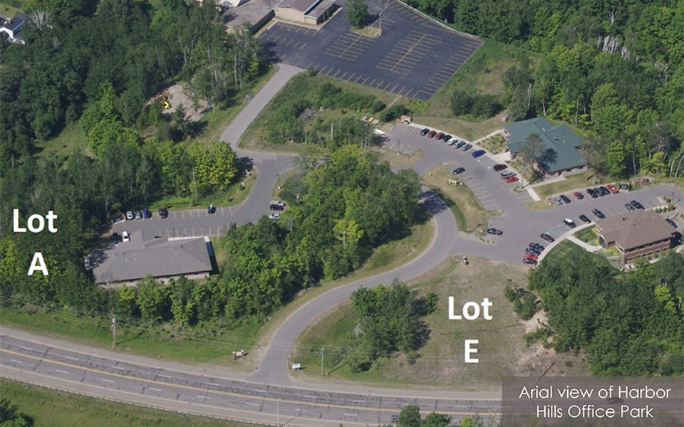 Arial of Harbor Hills Office Park