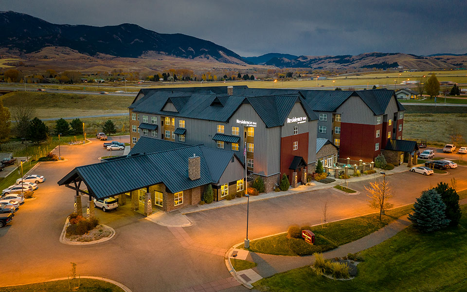 Residence Inn, Bozeman Development Drone Exterior